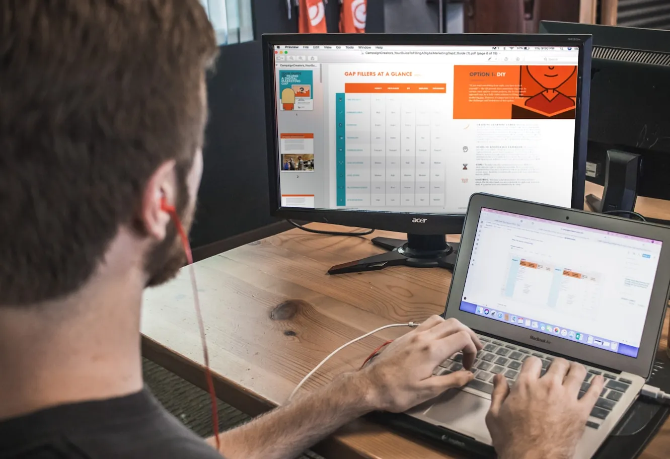 Digital marketing dashboard